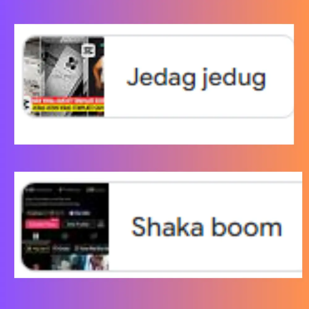 Capcut Template Jedag and Shaka boom