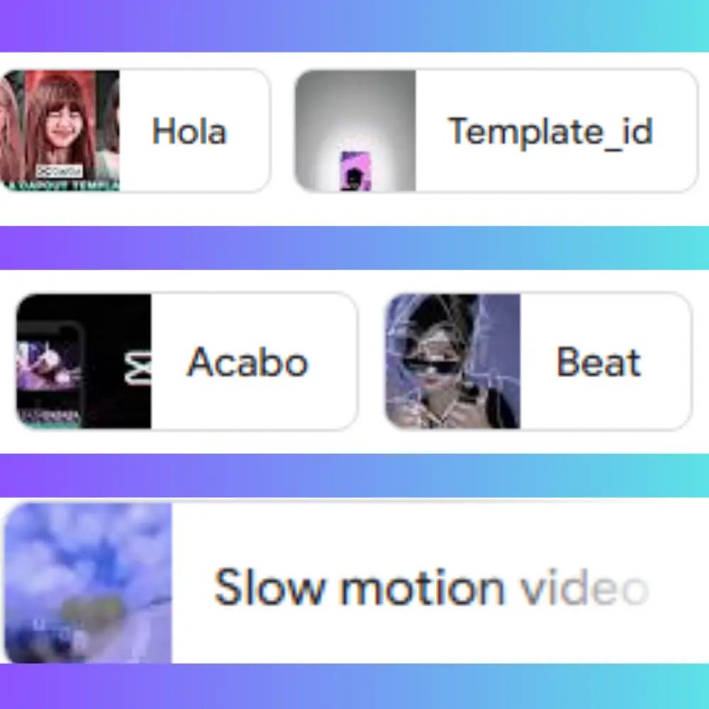 Capcut Template Hola, slow motion, Beat, ID and Acabo