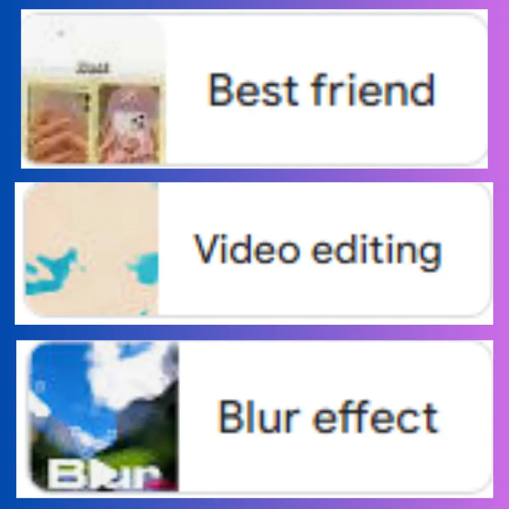 Capcut Template Best Friend, video editing and Blur effect