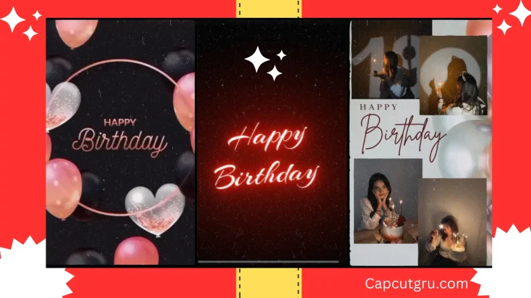 Happy Birthday Capcut Template