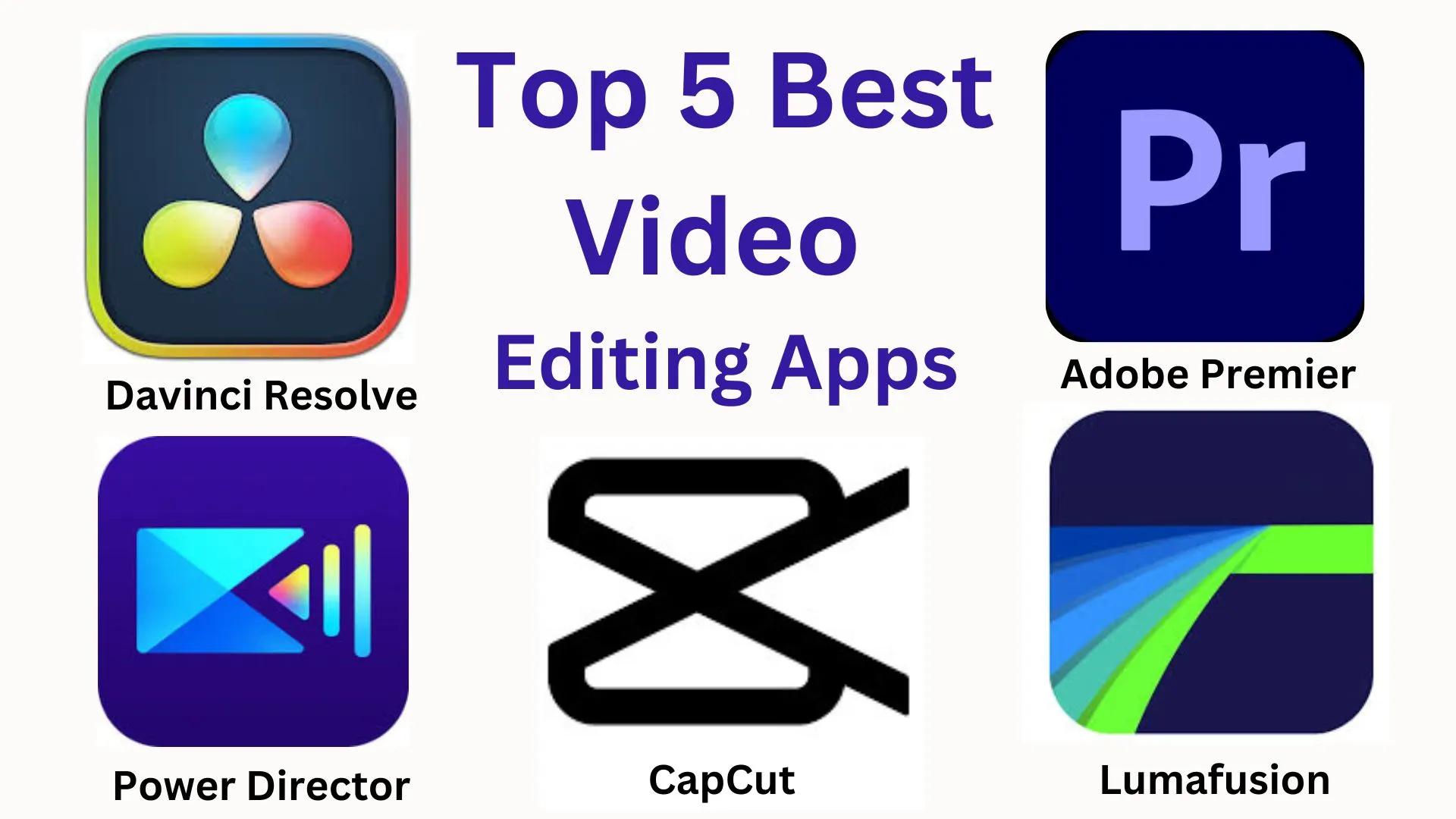 Top 5 best video editing app