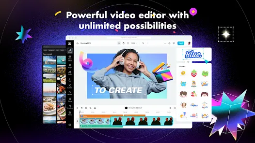 Powerful video editor