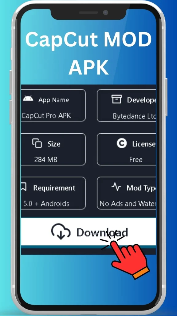 Capcut mod apk download proceedure