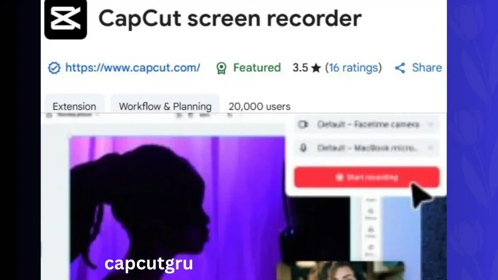 How to Record Screen Using CapCut: A Powerful But Simple Tool for Stunning Recordings 2 Capcut chrome recorder